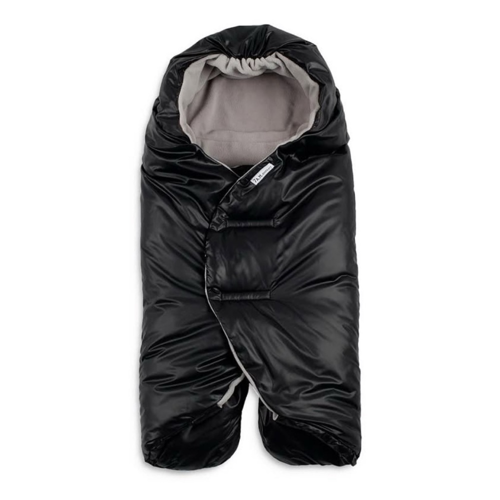 7am Enfant Nido baby car seat wrap in black size Large (6-18m)